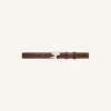 AC GRAINED LEATHER BELT