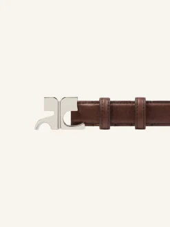AC GRAINED LEATHER BELT