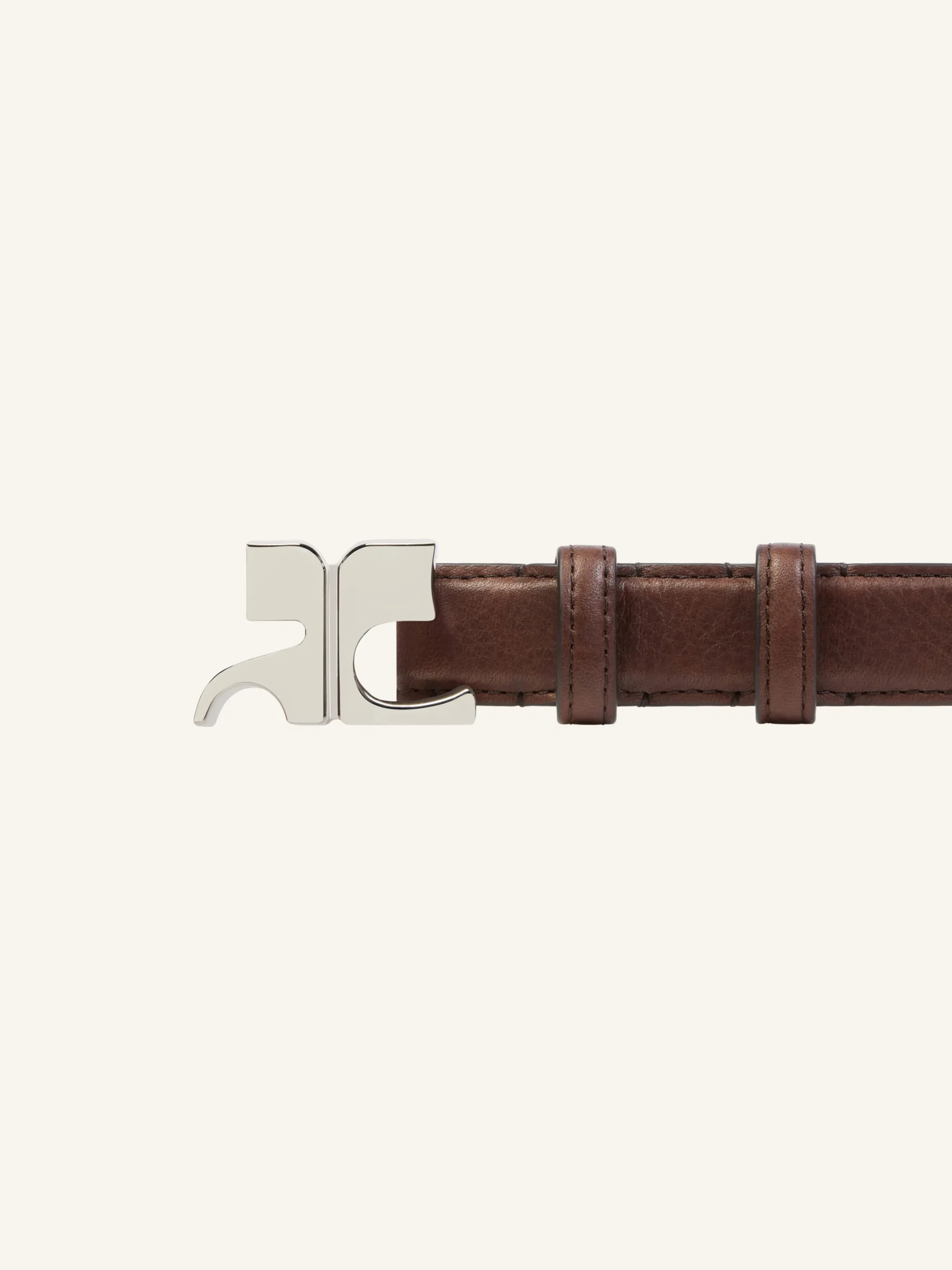 AC GRAINED LEATHER BELT