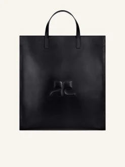 AC LEATHER TOTE BAG