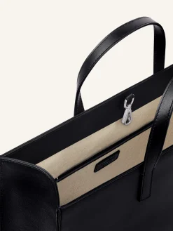 AC LEATHER TOTE BAG