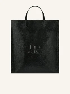 AC NAPLACK LEATHER TOTE BAG