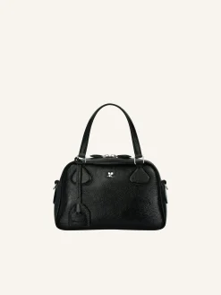 AC STUD NAPLACK LEATHER BOWLING BAG