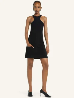 A-LINE SLEEVELESS SCUBA DRESS