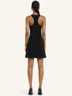 A-LINE SLEEVELESS SCUBA DRESS