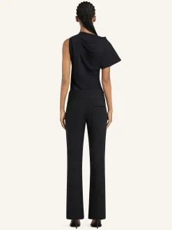 ASYMMETRIC DRAPED T-SHIRT