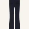 BELTED BOOTCUT PANTS