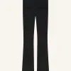 BELTED BOOTCUT PANTS