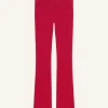 BELTED BOOTCUT PANTS