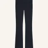 BELTED BOOTCUT PANTS