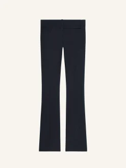 BELTED BOOTCUT PANTS