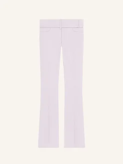 BELTED BOOTCUT PANTS