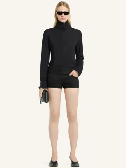 BELTED MINI SHORTS