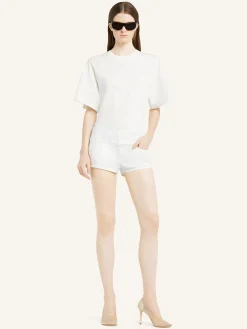 BELTED MINI SHORTS