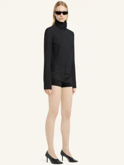BELTED MINI SHORTS