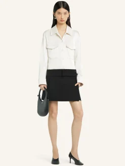 BELTED MINI SKIRT