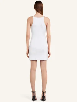 BUCKLE RIB KNIT DRESS