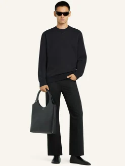 BUTTONED FLEECE SWEATSHIRT