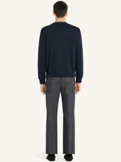 BUTTONED FLEECE SWEATSHIRT