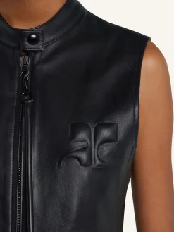 CITY SHADOW LEATHER VEST