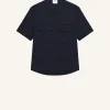 COLLARLESS UTILITY SHIRT