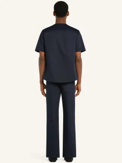 COLLARLESS UTILITY SHIRT