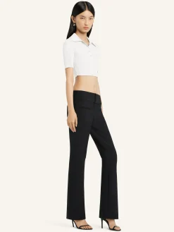 CROPPED KNIT POLO