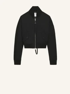 CROPPED SCUBA BOMBER JACKET