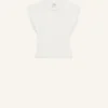 CROPPED SLEEVELES SWEATER