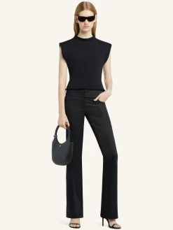CROPPED SLEEVELES SWEATER