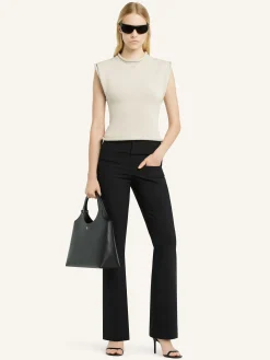 CROPPED SLEEVELES SWEATER