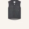 DENIM UTILITY SHIRT