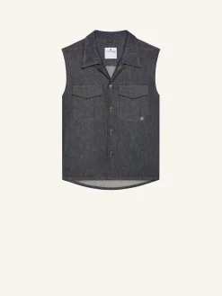 DENIM UTILITY SHIRT