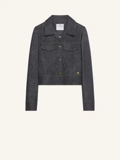 DENIM UTILITY TRUCKER JACKET