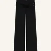 DOUBLE BELT DENIM PANTS