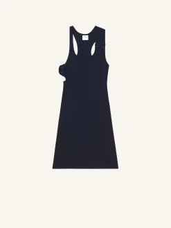 DOUBLE BUCKLE 90'S RIB DRESS