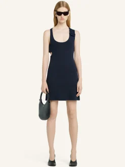 DOUBLE BUCKLE 90'S RIB DRESS