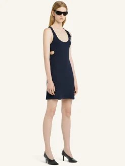 DOUBLE BUCKLE 90'S RIB DRESS