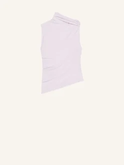 DRAPED JERSEY TOP