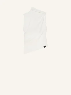 DRAPED JERSEY TOP