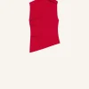 DRAPED JERSEY TOP
