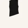 DRAPED JERSEY TOP