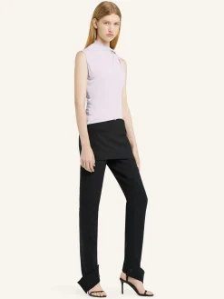 DRAPED JERSEY TOP