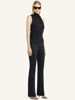 DRAPED JERSEY TOP