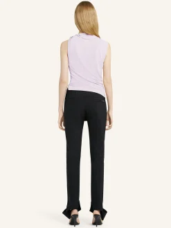 DRAPED JERSEY TOP