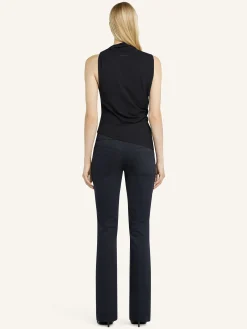 DRAPED JERSEY TOP