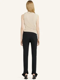 DRAPED JERSEY TOP