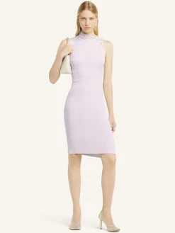 DRAPED SLEEVELESS DRESS
