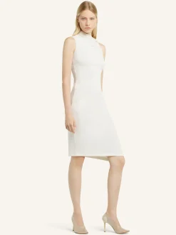 DRAPED SLEEVELESS DRESS