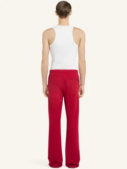 EMBROIDERED FLEECE PANTS